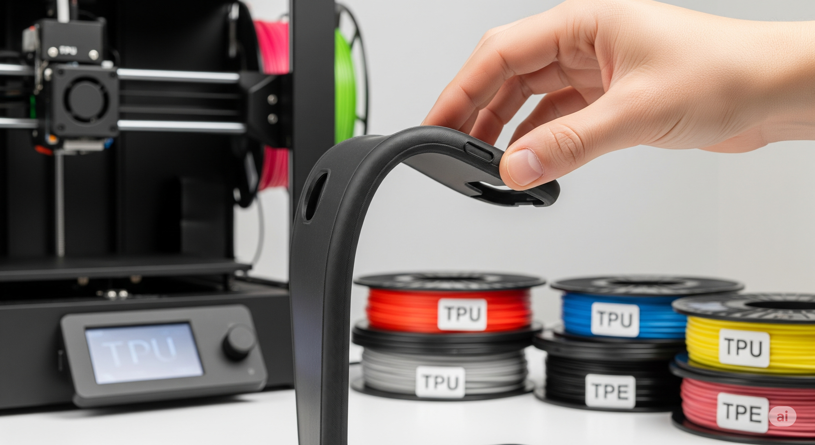 Esnek 3D baskılı nesneler