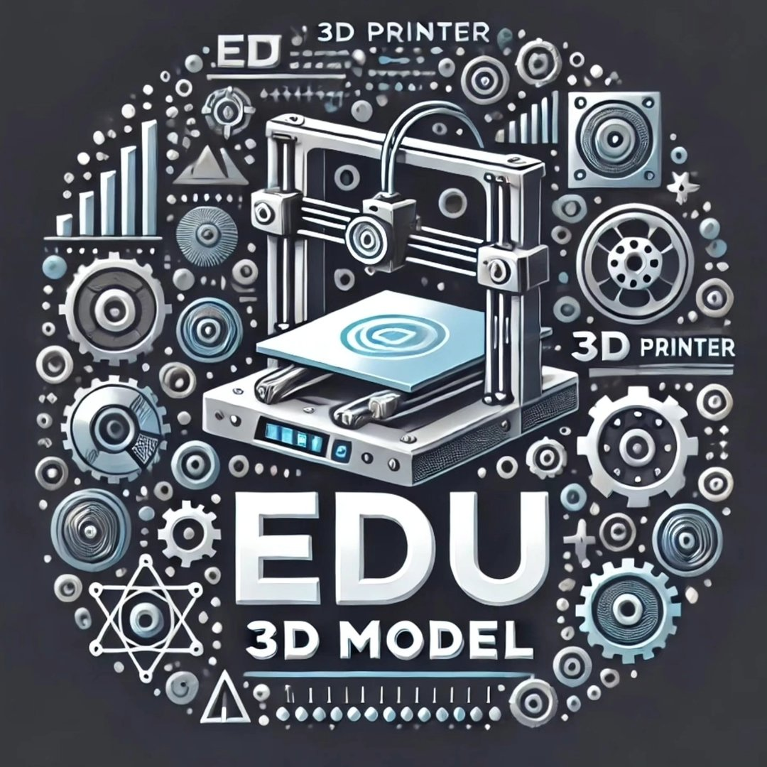 Edu 3D Model Logosu